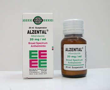 دواء الزنتال شراب قاتل الديدان Alzental