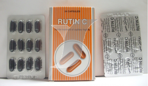 كبسولات روتين سى لعلاج ضعف الشعيرات الدموية Rutin C Capsules